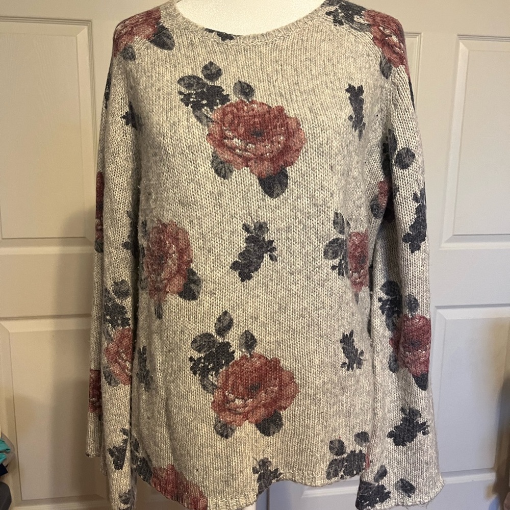 Lucky Brand Rose Pullover Sweater
